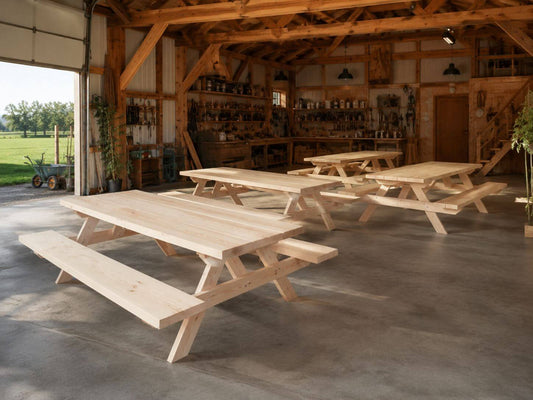 Picknicktisch / Gartentisch aus massivem Douglasienholz – Table Kings
