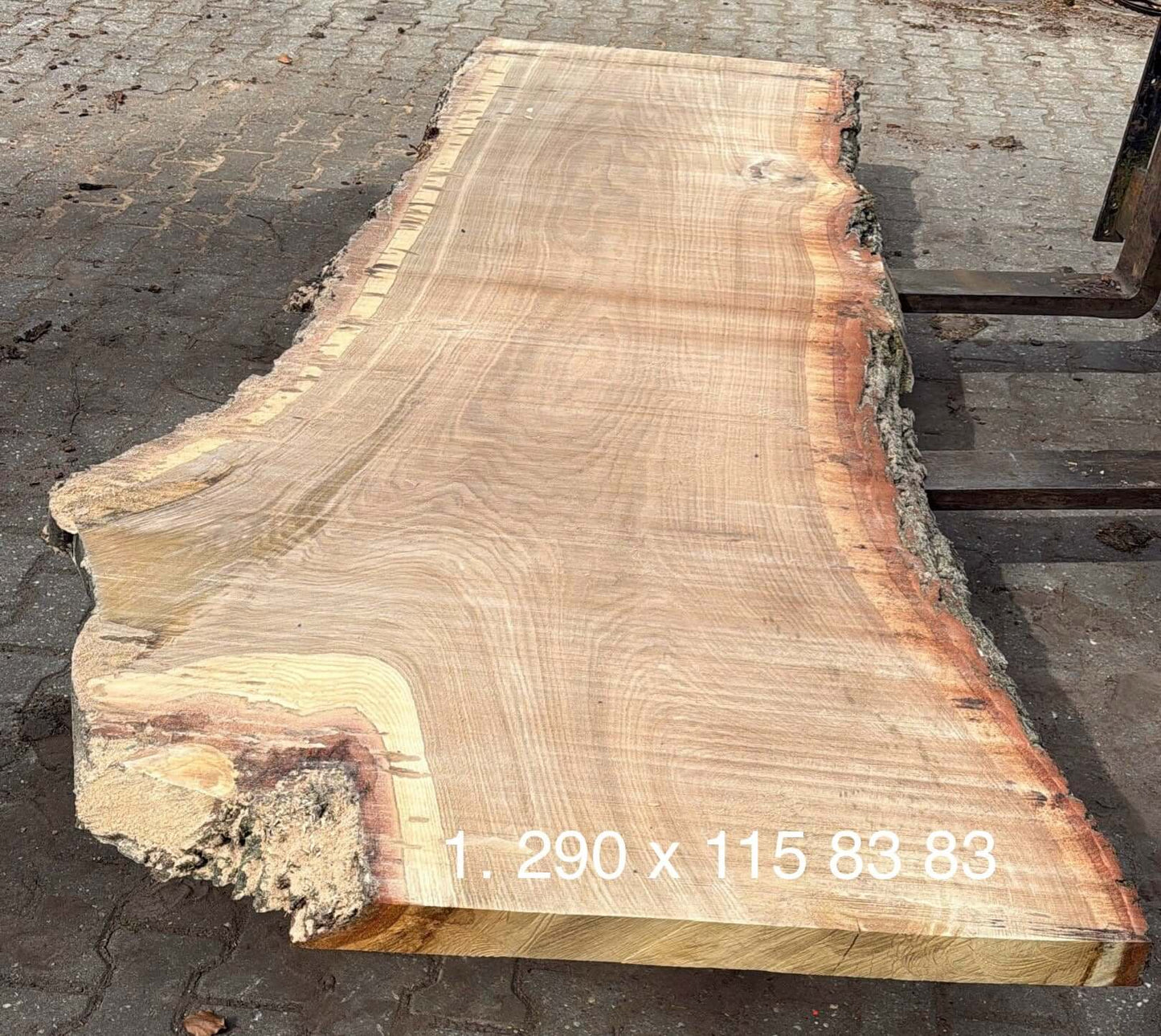 Baumscheiben Esstisch aus Eiche - 290 x 94 x 7 cm – Table Kings