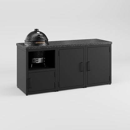 Outdoor-Küche mit Granitplatte für Kamado BBQ