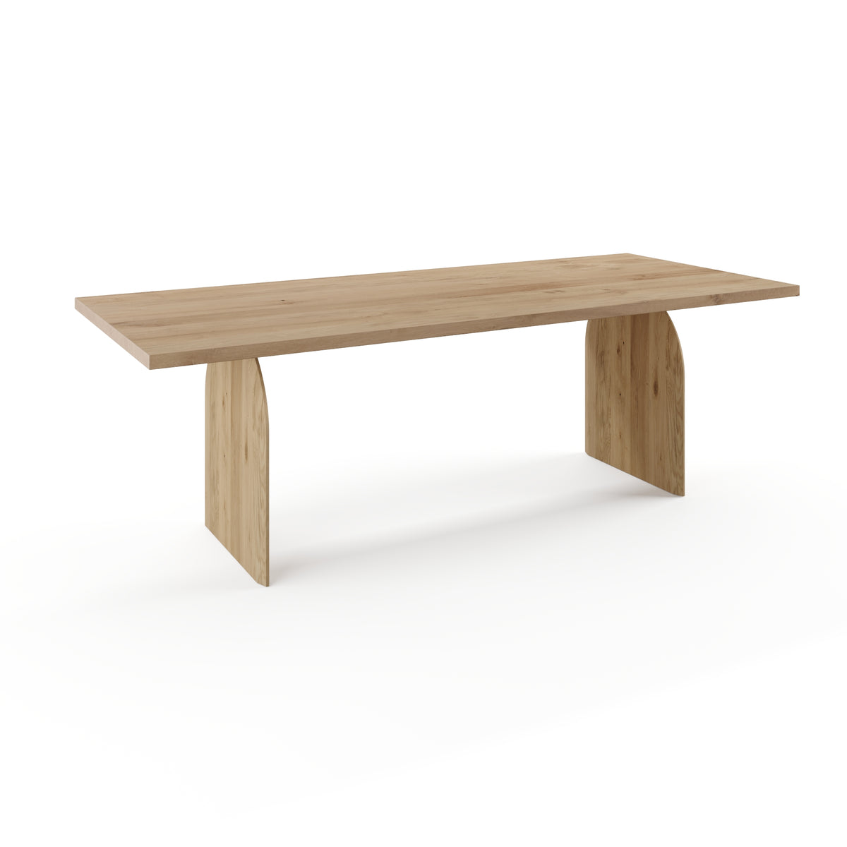 Bogen Tischbeine aus Eiche (Satz) – Table Kings