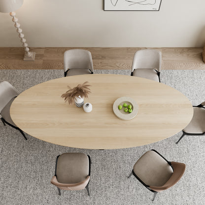 Ovaler Esstisch aus massiver Eiche - Table Kings