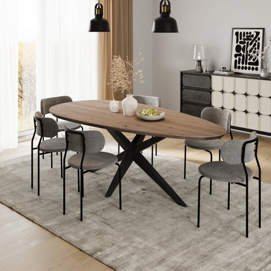 Esstisch "Druppel" aus massiver Eiche - Table Kings