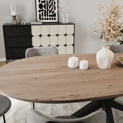 Esstisch "Druppel" aus massiver Eiche - Table Kings