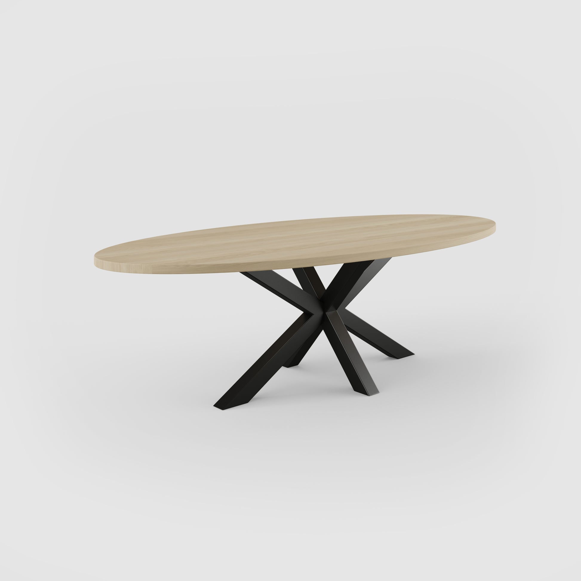 Ovaler Esstisch aus massiver Eiche - Table Kings