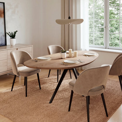 Esstisch "Kiesel" aus massiver Eiche - Table Kings