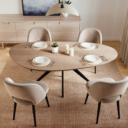Esstisch "Kiesel" aus massiver Eiche - Table Kings