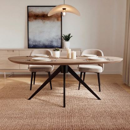 Esstisch "Kiesel" aus massiver Eiche - Table Kings