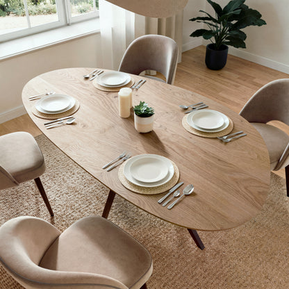 Esstisch "Kiesel" aus massiver Eiche - Table Kings