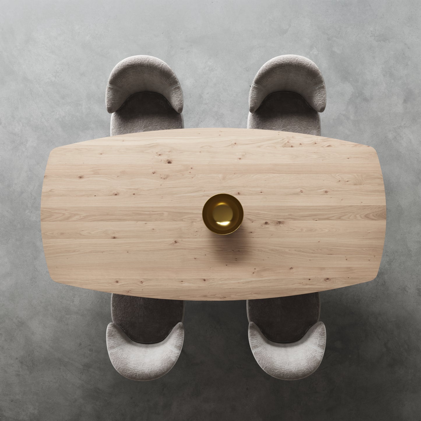 Esstisch "Dänisch-Oval" aus massiver Eiche - Table Kings