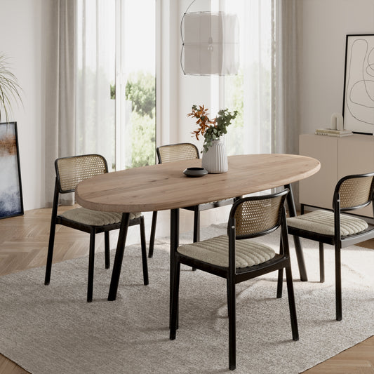 Esstisch "Leaf" aus massiver Eiche - Table Kings