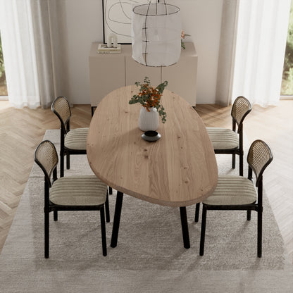 Esstisch "Leaf" aus massiver Eiche - Table Kings