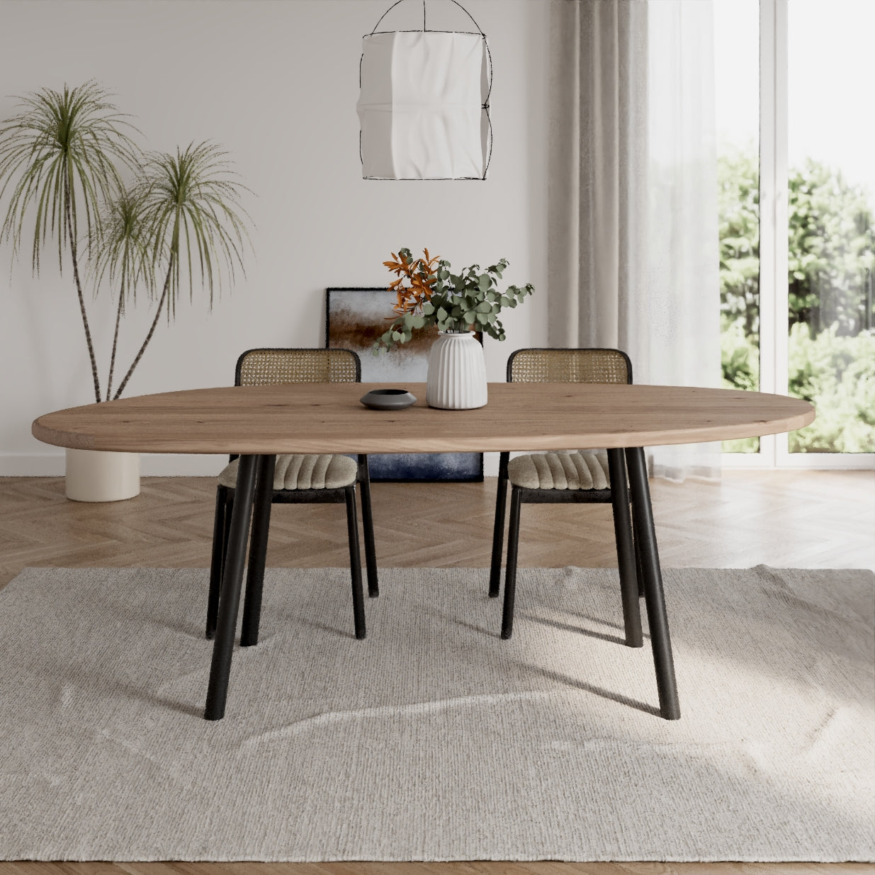 Esstisch "Leaf" aus massiver Eiche - Table Kings